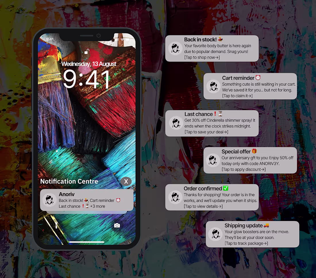 Cover image for Designing Push Notifications for Anoriv