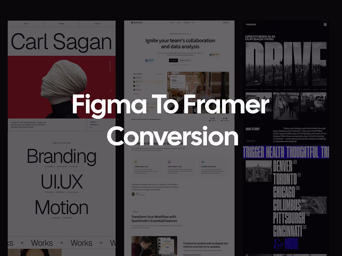 Cover image for Figma to Framer Website Conversion