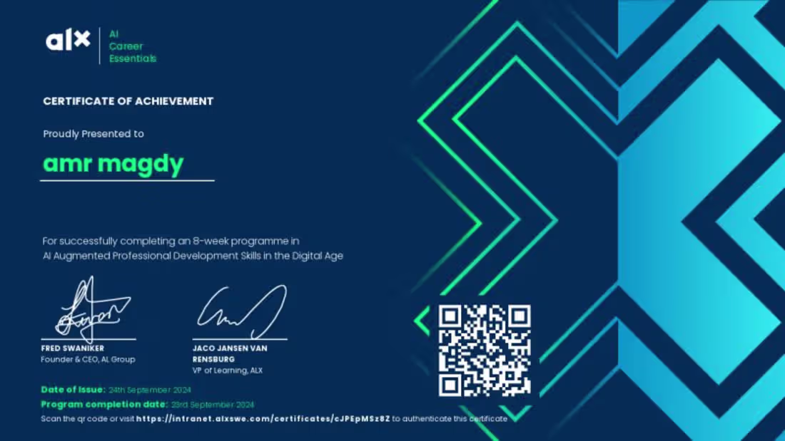 Cover image for Amr Magdy’s Post