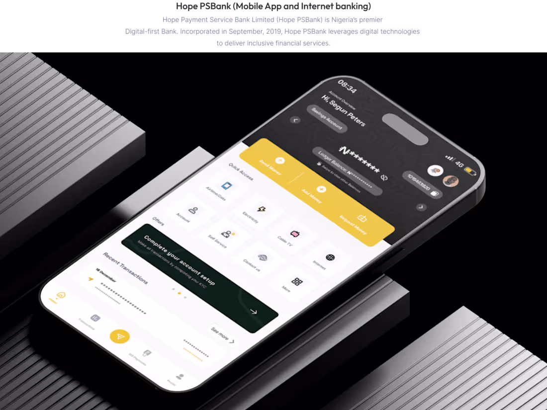 Cover image for Mobile App Design for Cormercial Bank