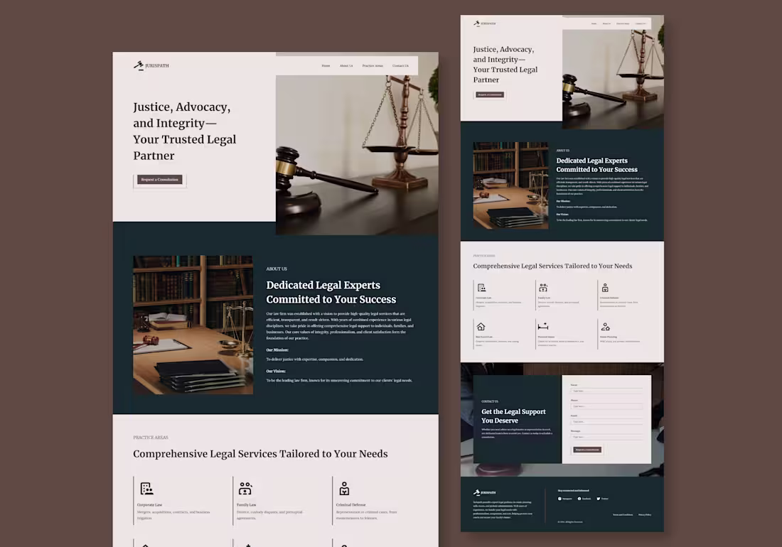 Cover image for Law Website