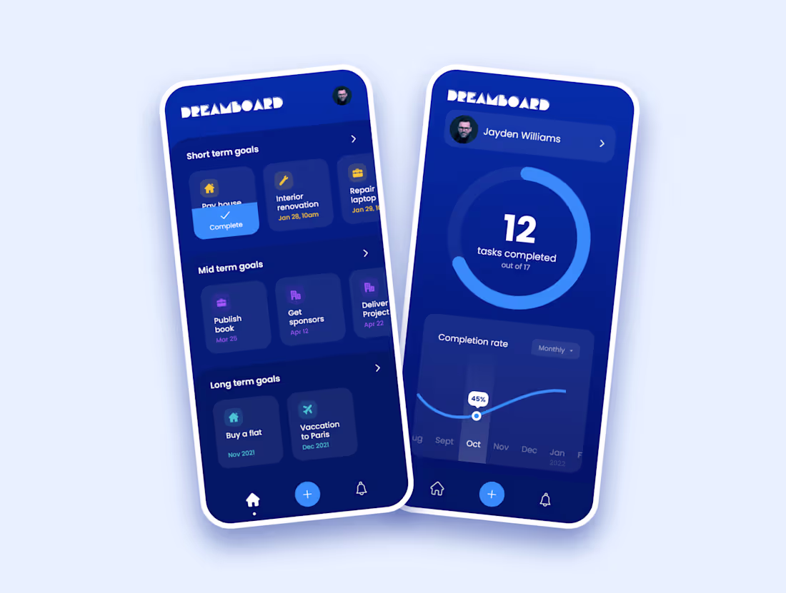 Cover image for Dreamboard - Personal task management app