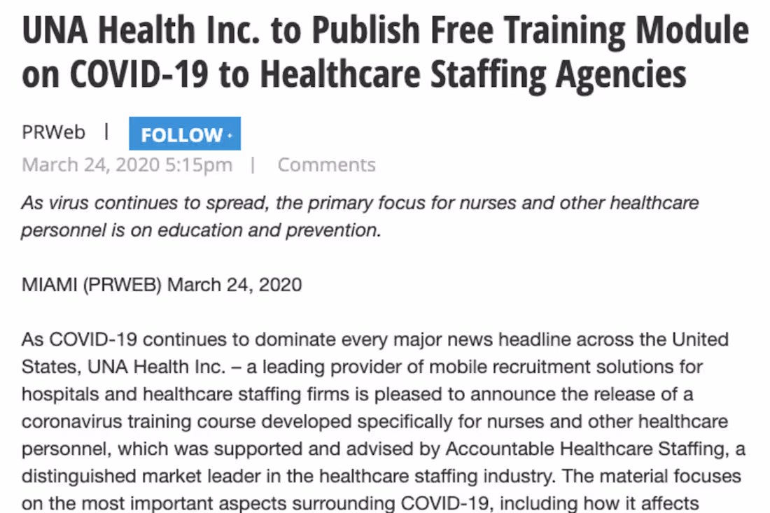 Cover image for Press release