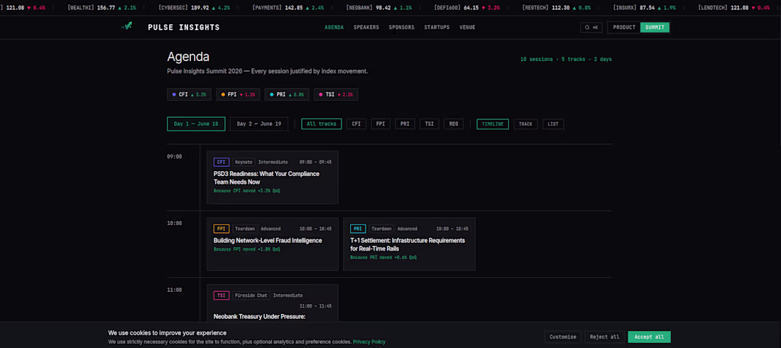 Cover image for Enterprise FinTech Insights Platform Demo for Decision-Makers