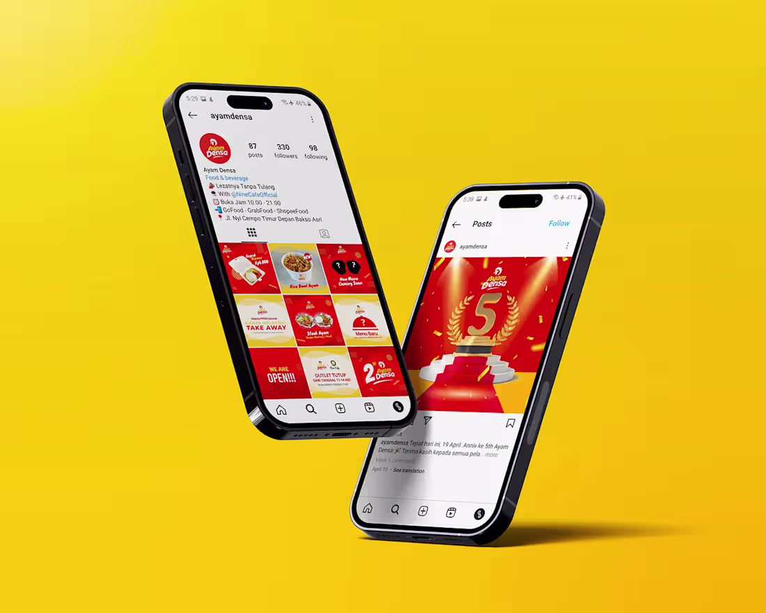 Cover image for Social Media Instagram Design Project