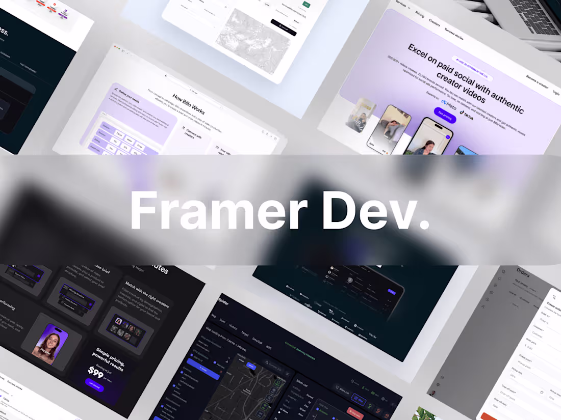 Cover image for Custom Framer Solutions: Seamless Design & Development