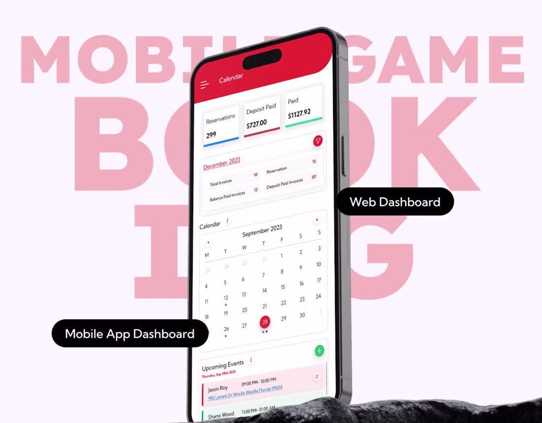 Cover image for Designed a web and mobile dashboard for Rolling Video Games ...