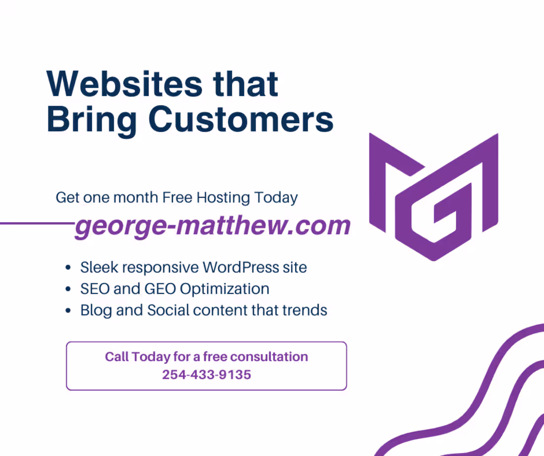 Cover image for Websites That Bring Customers
Need a