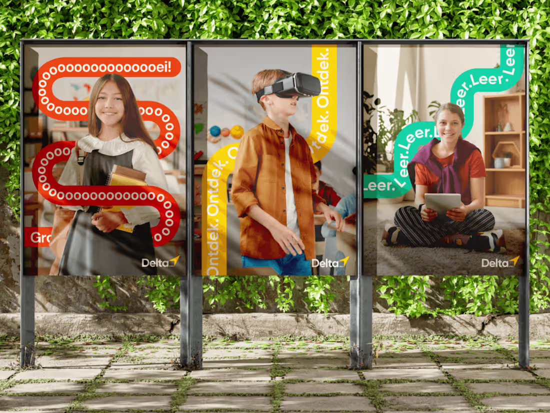 Cover image for DELTA vmbo Visual identity