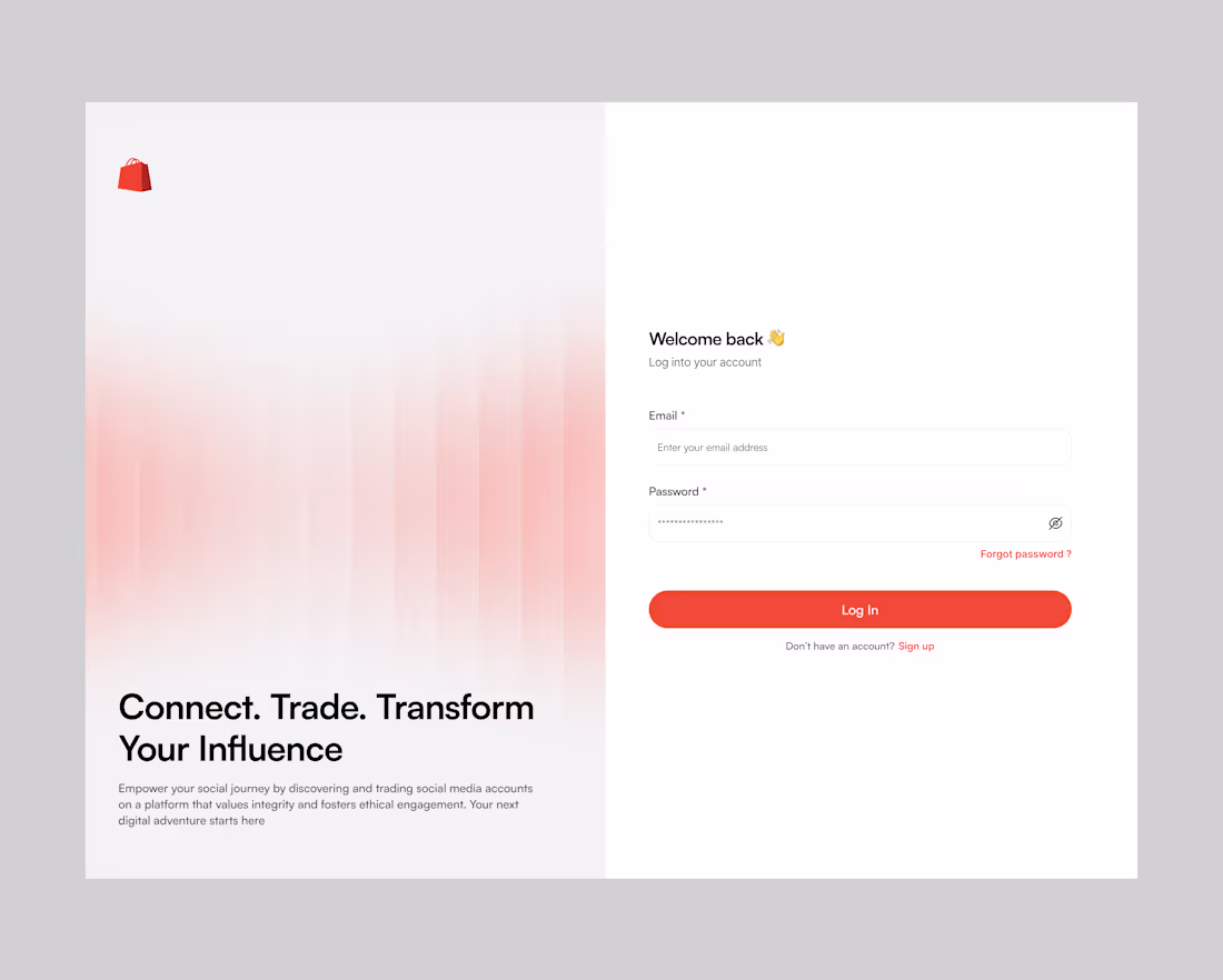 Cover image for A sign in page designed