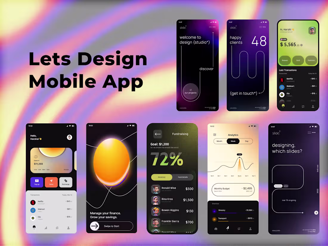 Cover image for Mobile App UI/UX Design