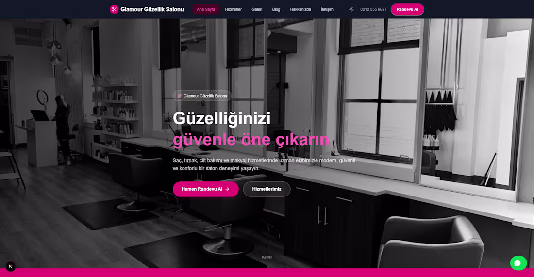 Cover image for Created a premium beauty salon