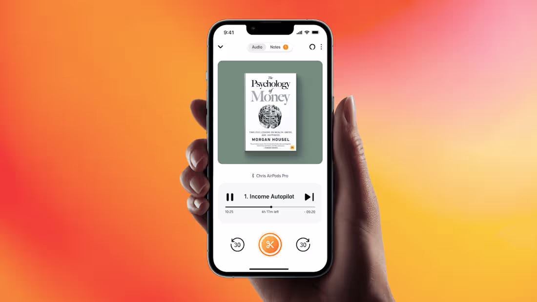 Cover image for Audible App Note-Taking Feature Design