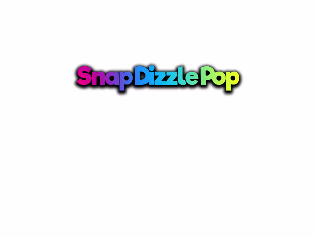 Cover image for Logo Design for SnapDizzlePop