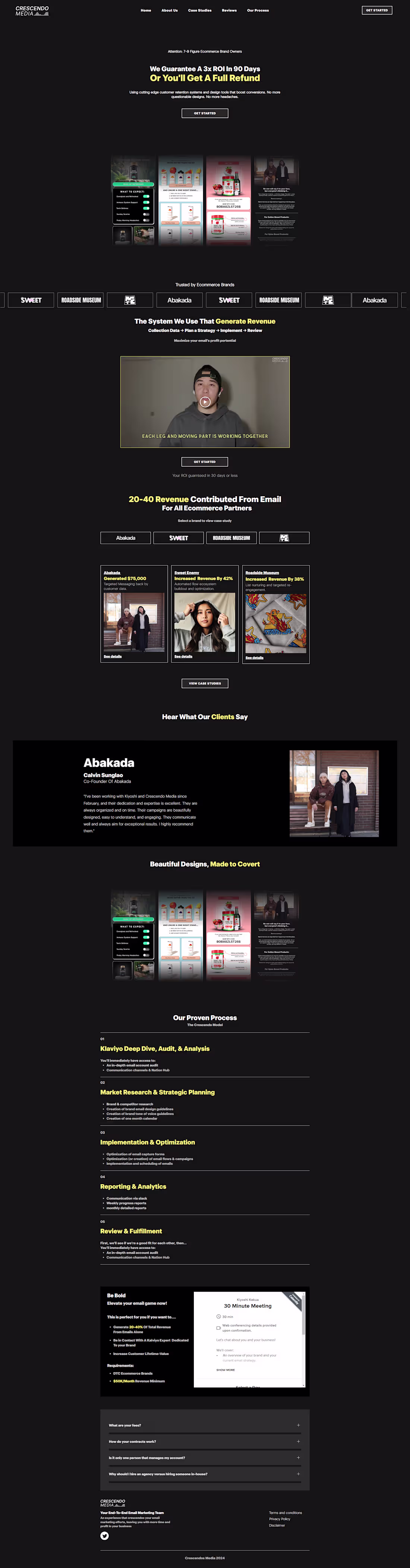 Cover image for Marketing Agency Website