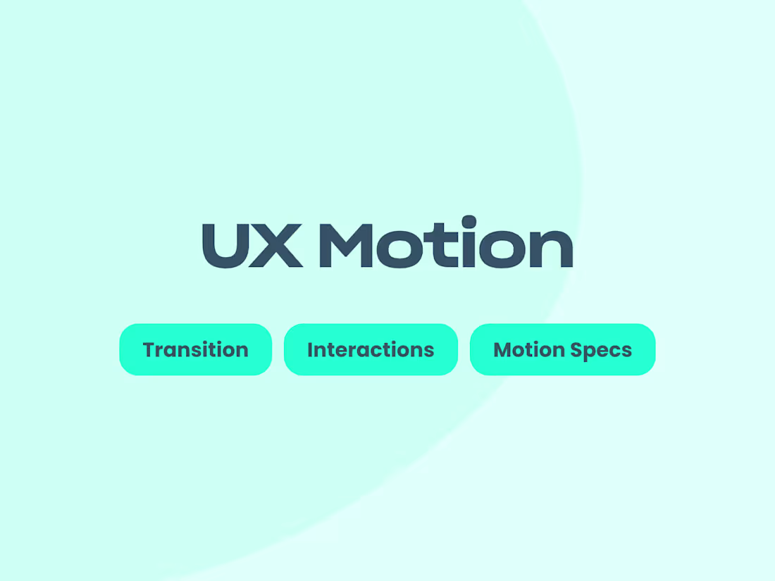 Cover image for UX Motion
