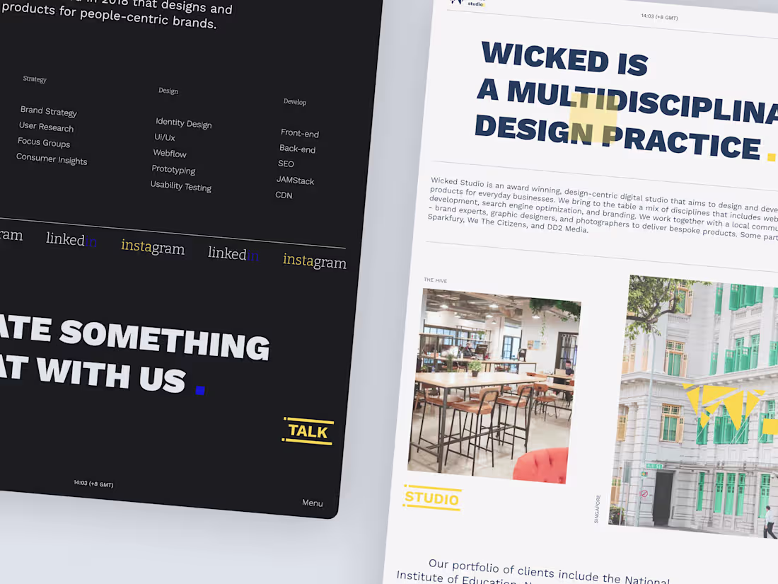 Cover image for Brand & Website Revamp for Wicked Studio