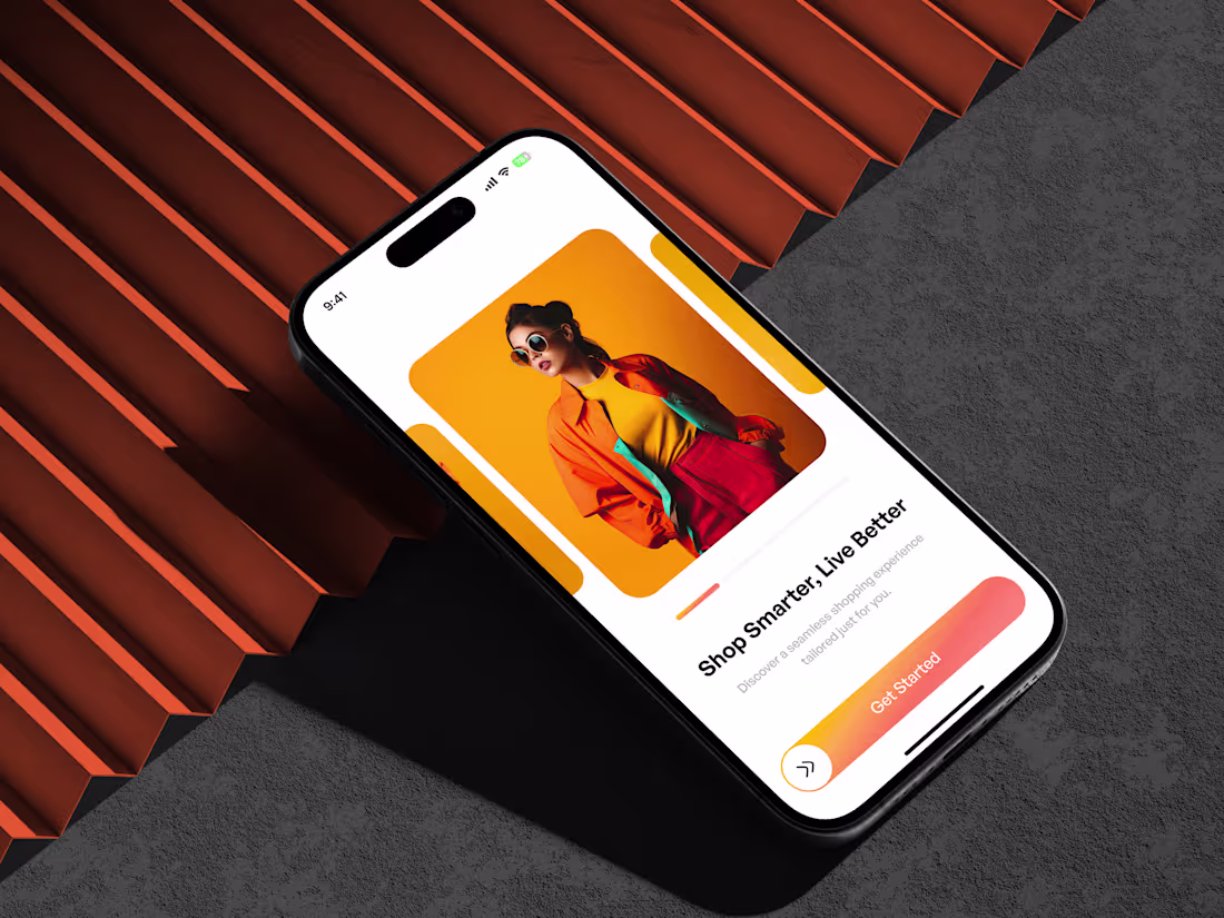 Cover image for Onboarding Screen - E-commerce Mobile App
