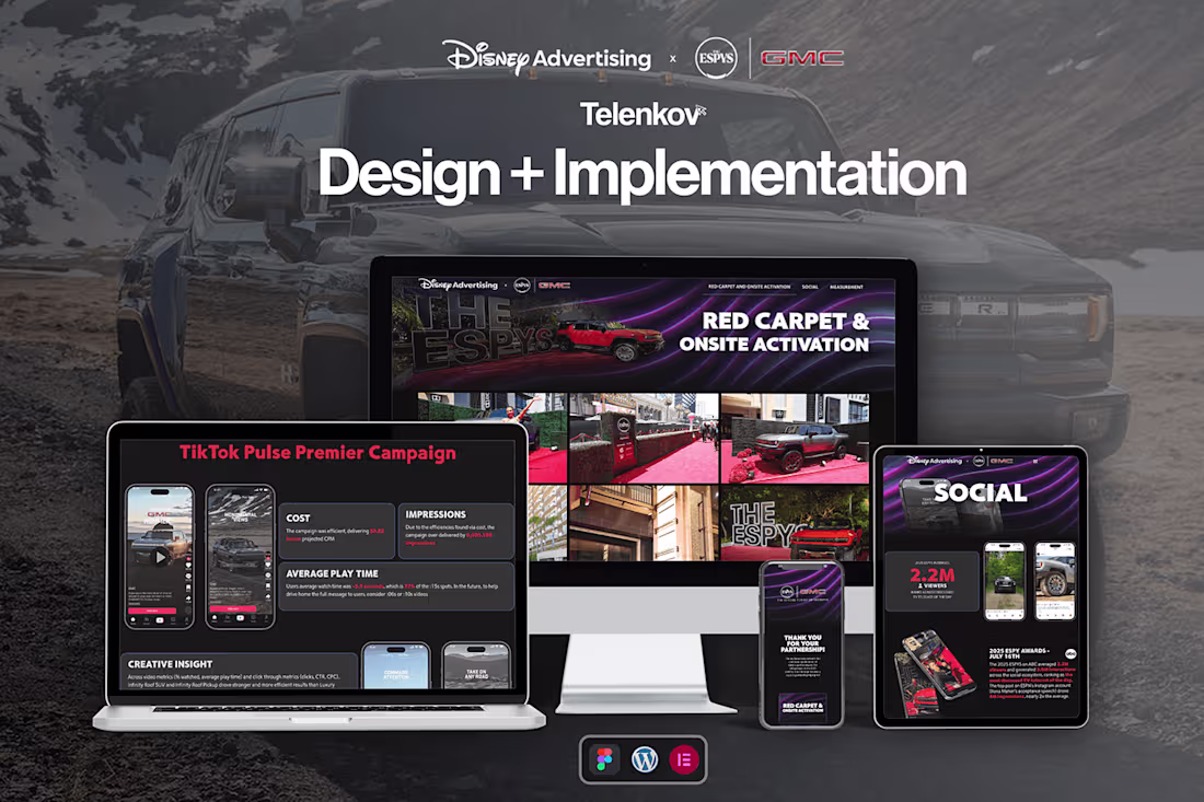 Cover image for Disney Advertising + ESPYS + GMC partnership