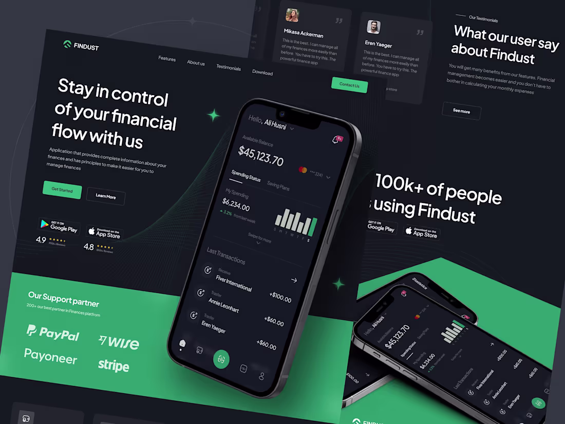 Cover image for Fintech Website