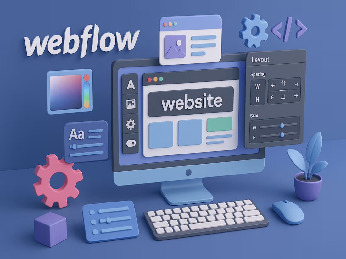 Cover image for Webflow Developer | Migrate Existing Website to Webflow | UI/UX