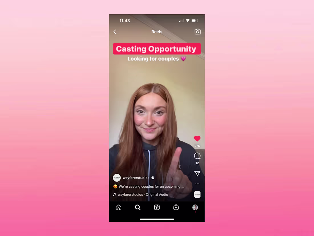 Cover image for Created IG Reel For Film Studio