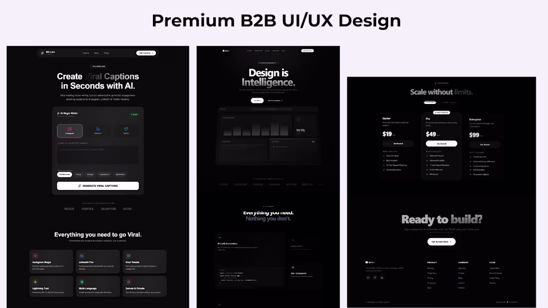 Cover image for Full-Cycle B2B SaaS & AI Agent Development