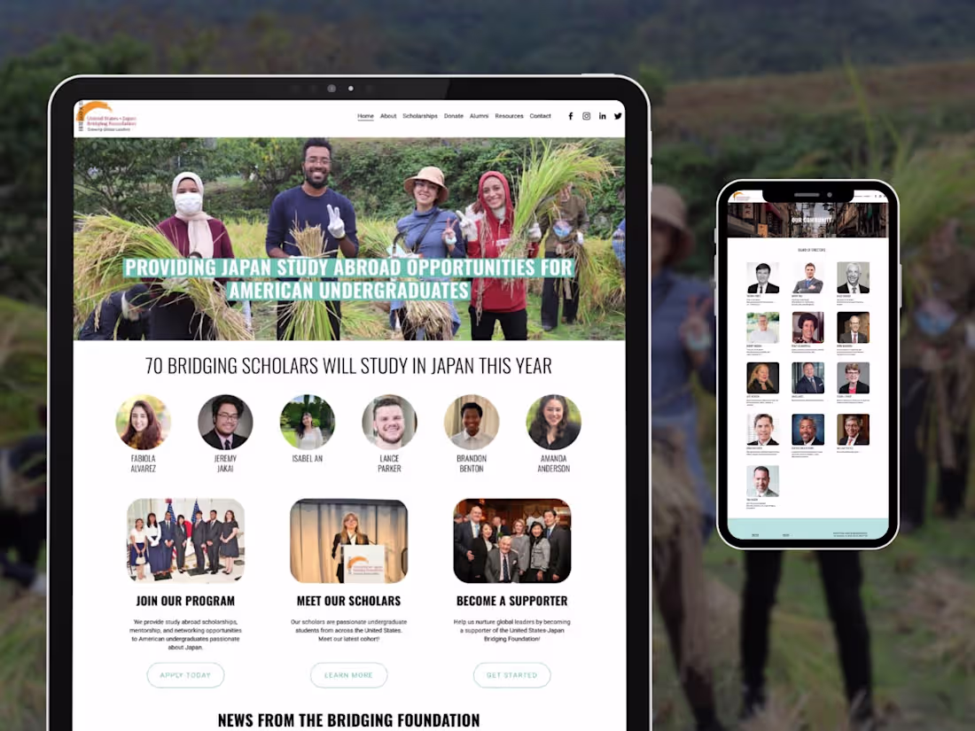 Cover image for Squarespace Website For Education Nonprofit