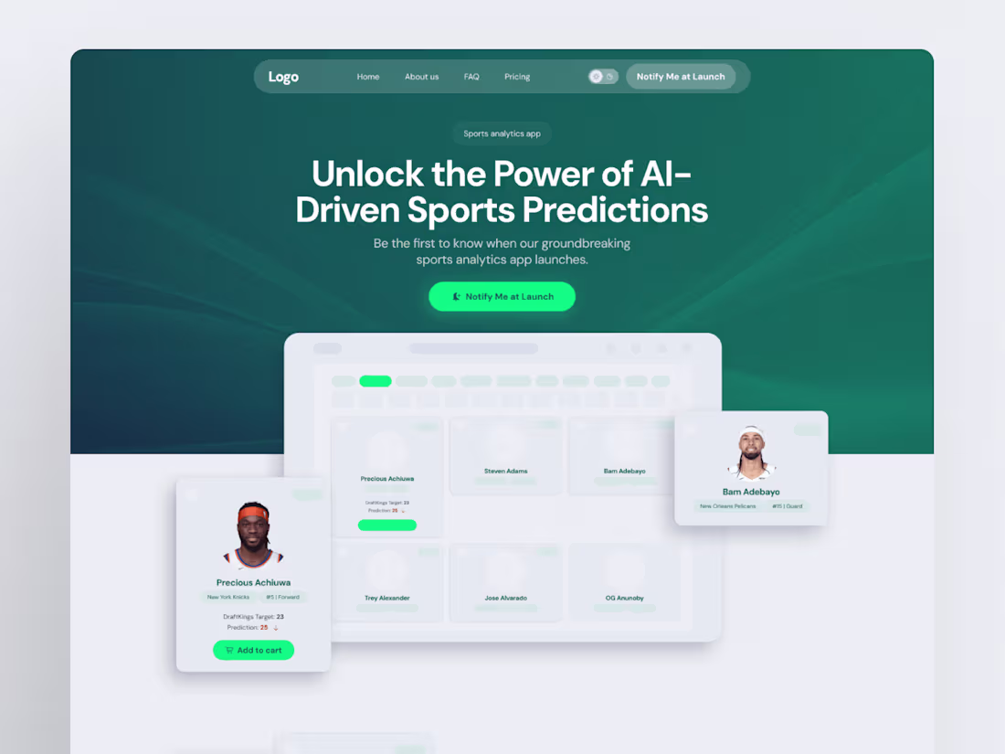 Cover image for Landing Page (Design and development)