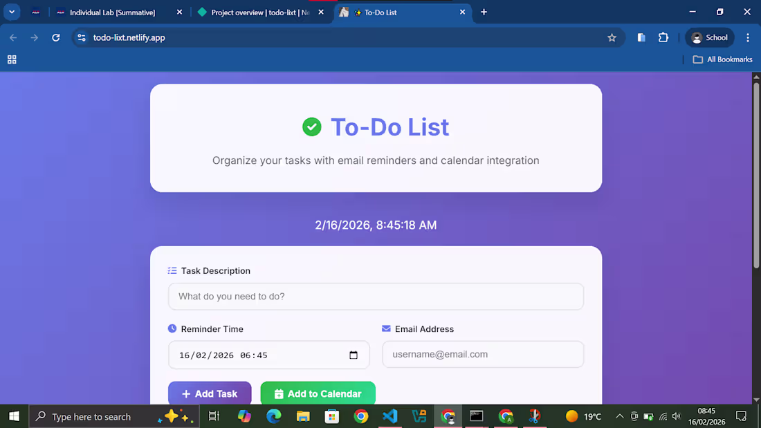 Cover image for A todo list tracker with
