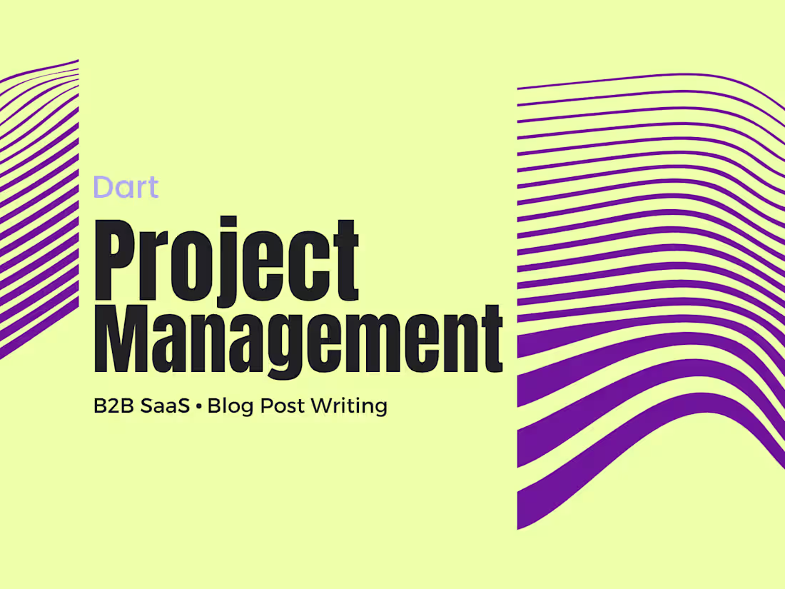 Cover image for Blog Content for AI Enthusiasts | Dart