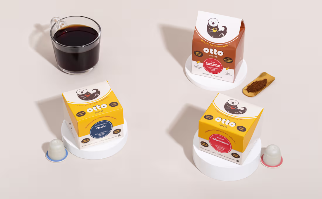Cover image for Otto Coffee - Packaging/Website