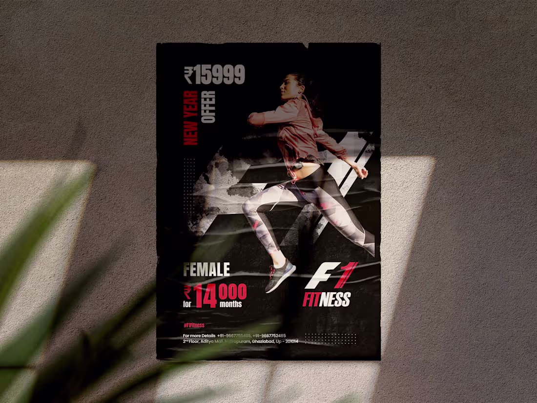 Cover image for Gym Fitness Poster