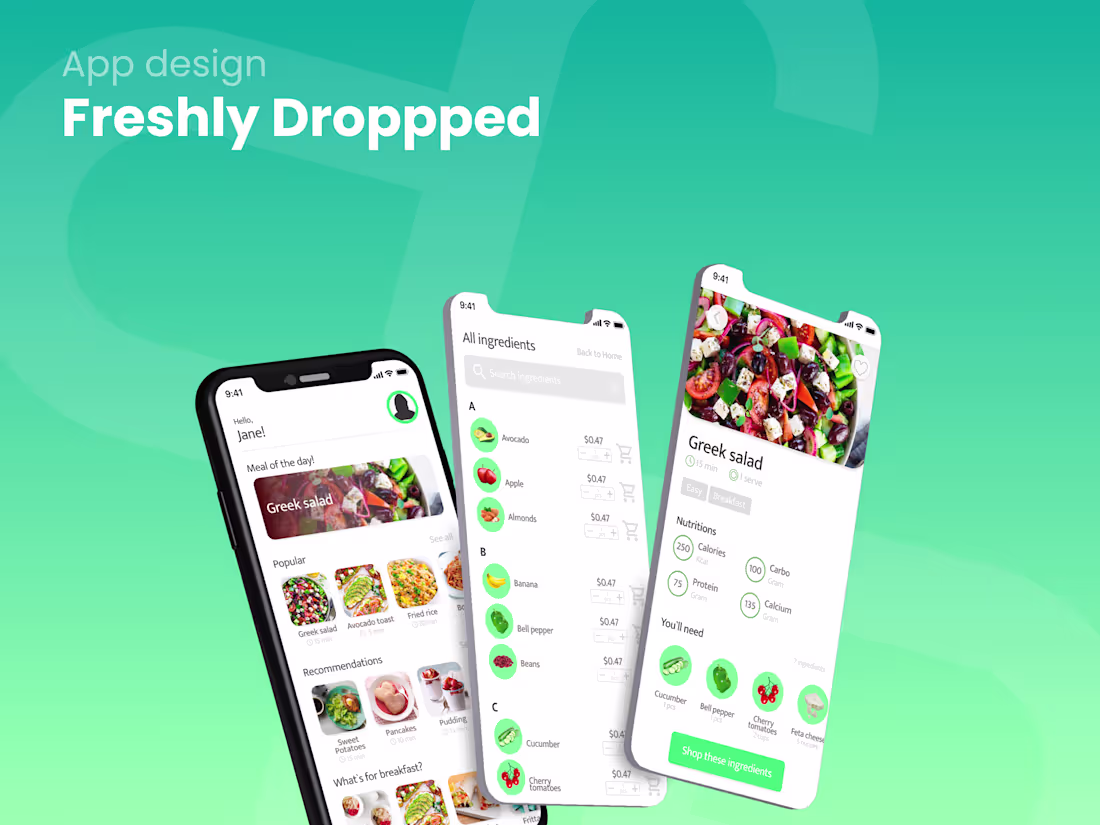 Cover image for Freshly Dropped Mobile app design