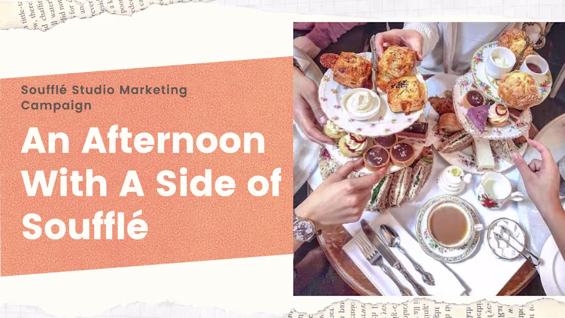 Cover image for Souffle Studio | Marketing Campaign