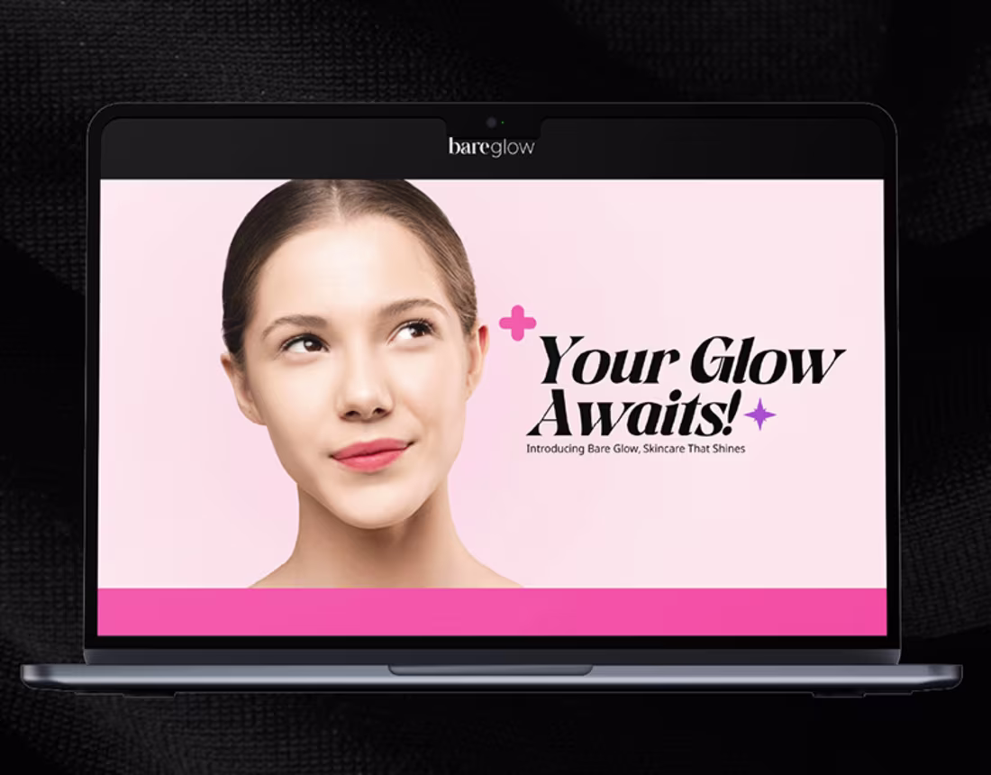 Cover image for Promotional Newsletter Design for BareGlow