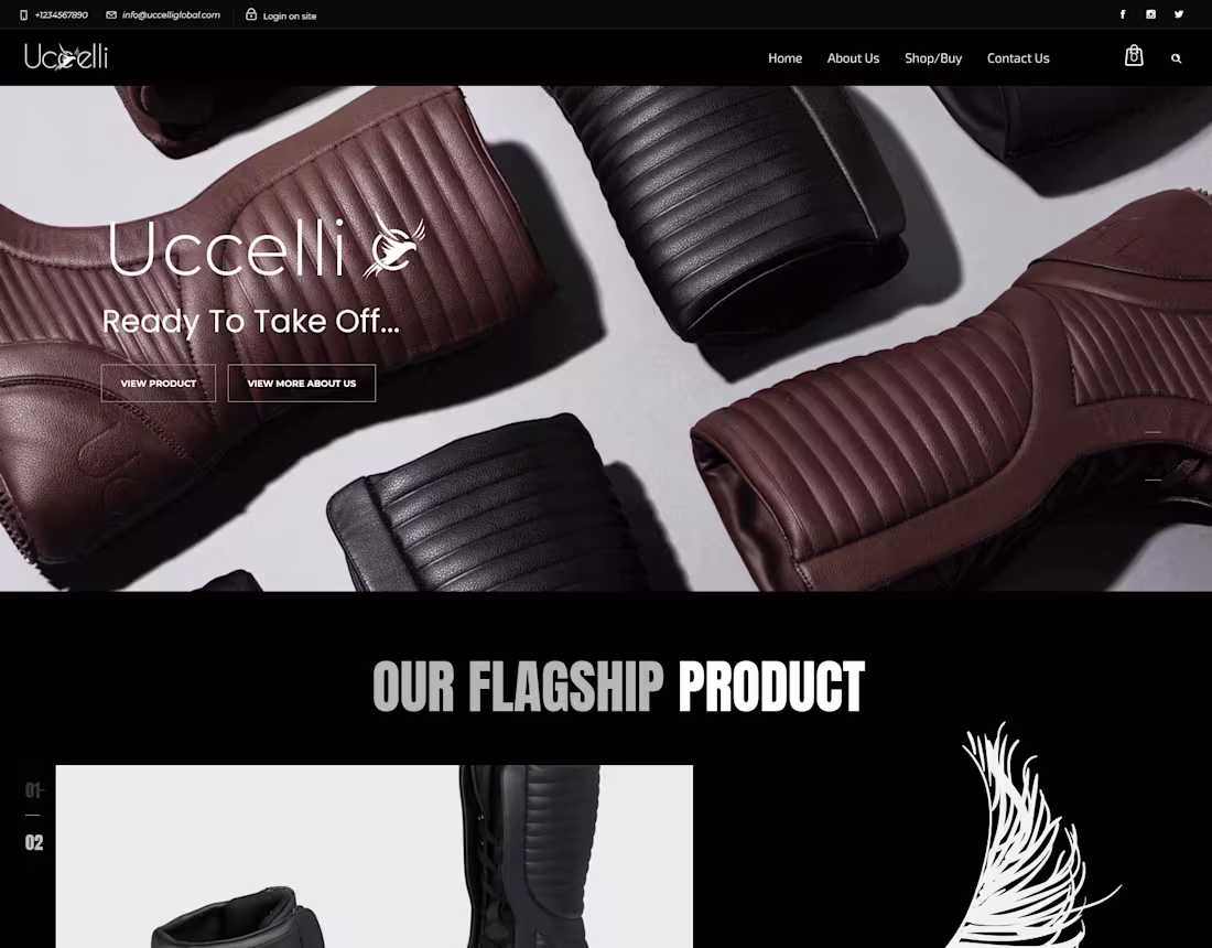 Cover image for Ucceli - Ecommerce website