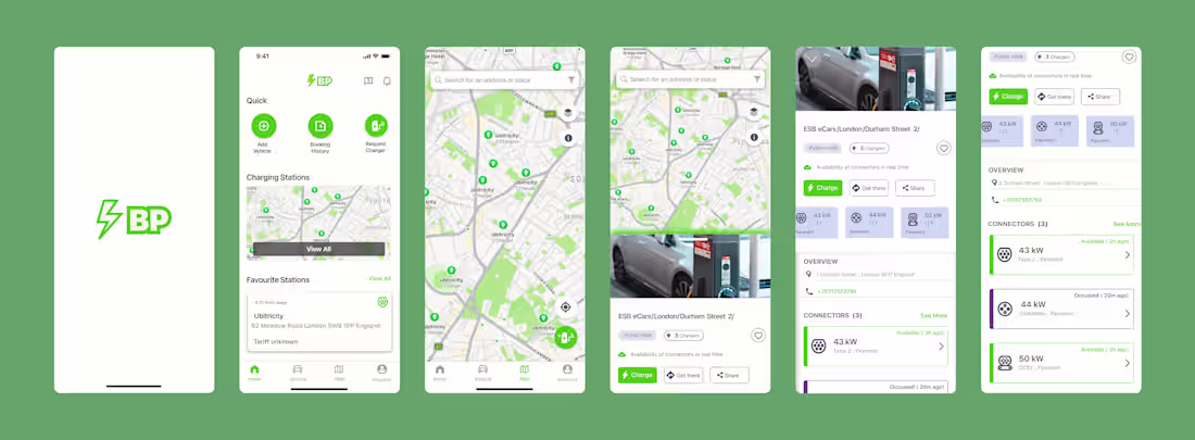 Cover image for BP EV CHARGING STATION APP