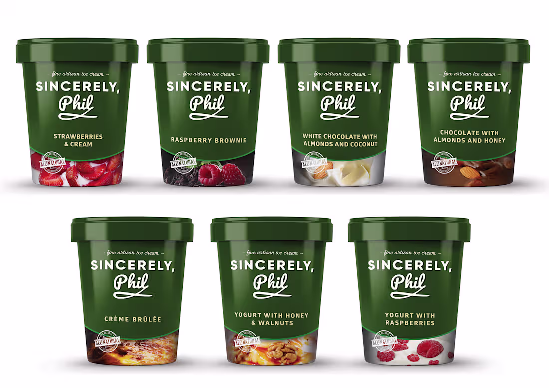 Cover image for Sincerely Phil — Branding &