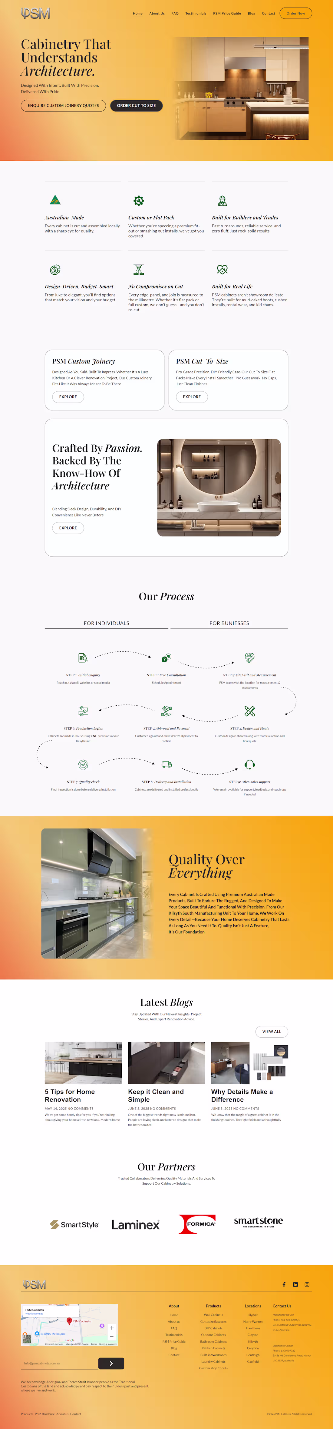 Cover image for Custom Cabinetry Solutions for PSM Cabinets