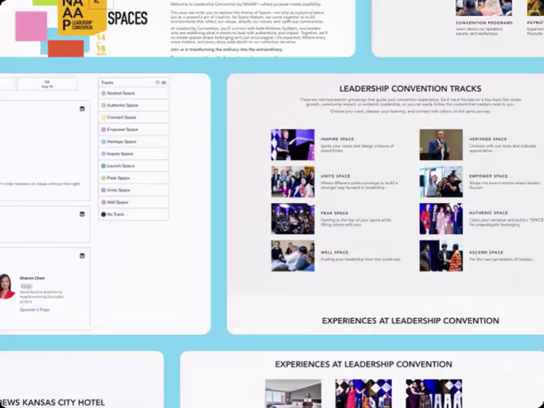 Cover image for NAAAP Leadership Convention Website Redesign