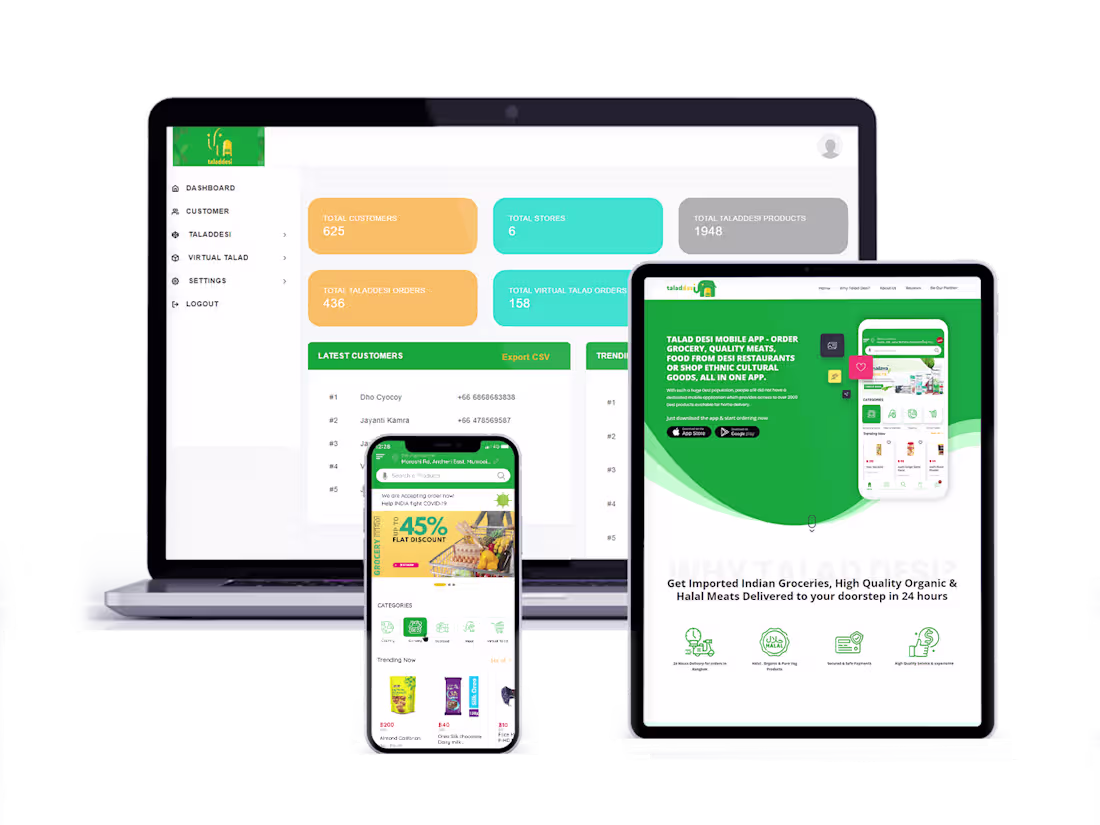 Cover image for Grocery & Food Delivery app 