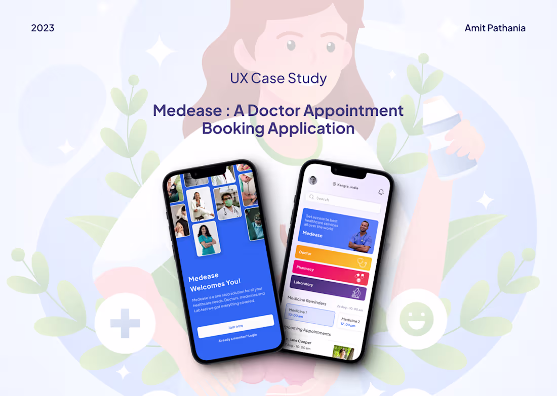 Cover image for Appointment Booking Application | UX Design Case Study