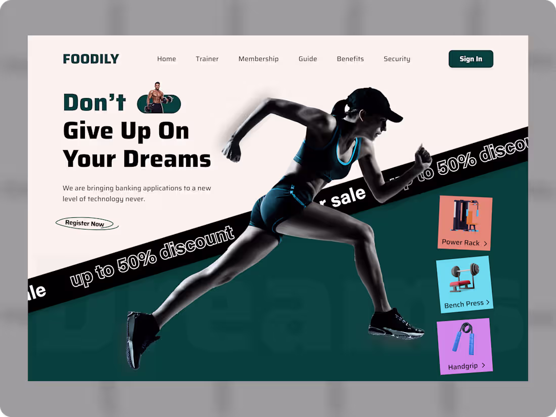 Cover image for Gym - Fitness Website Design