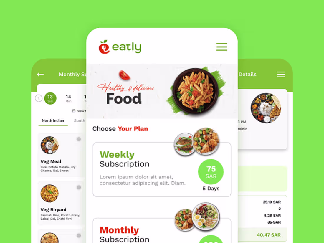 Cover image for Eatly - Food Ordering app 1.0