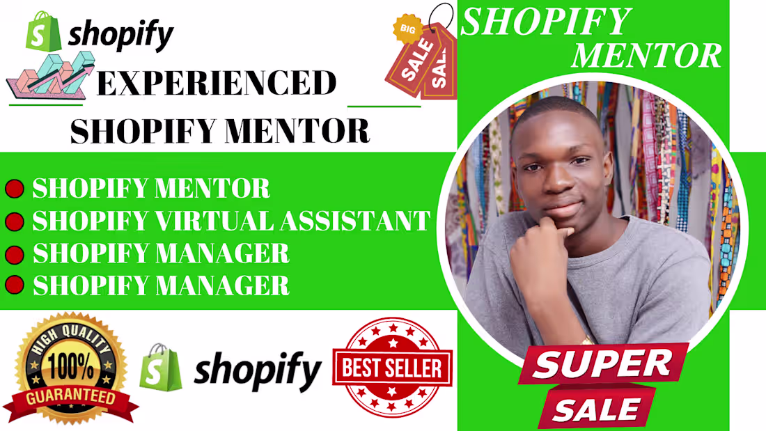 Cover image for Shopify Website Design, Shopify Store Design and Redesign.