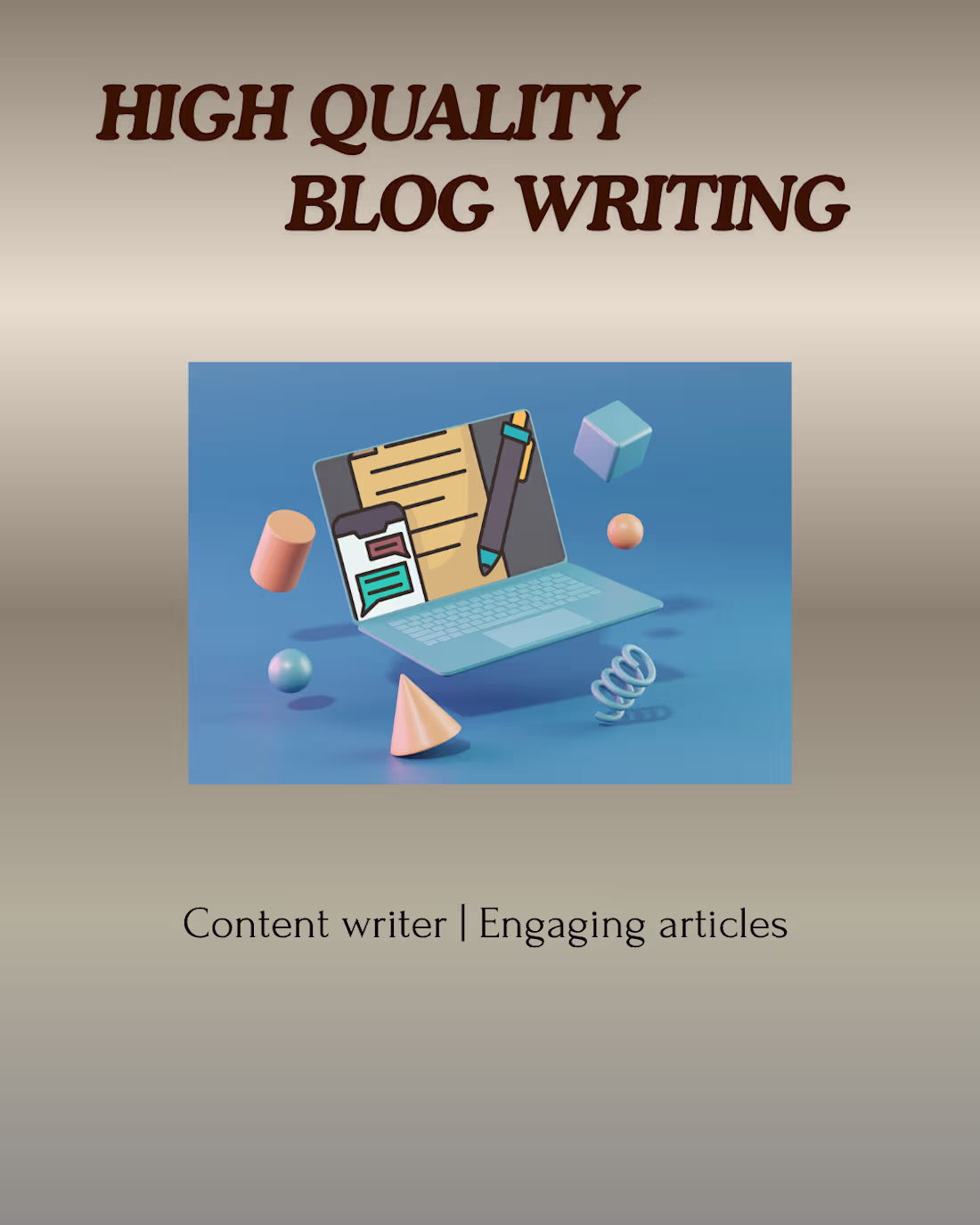 Cover image for SEO blog and article writing | Engaging content for websites