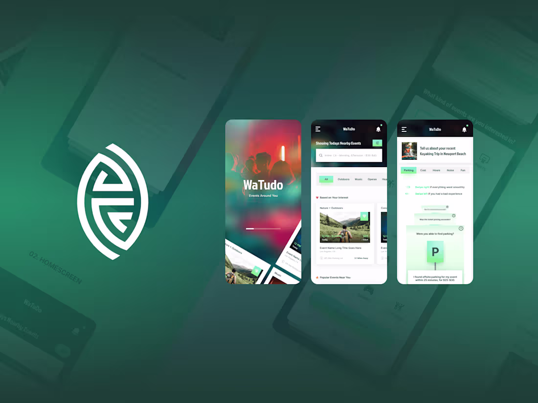 Cover image for WaTuDo - Mobile App Design