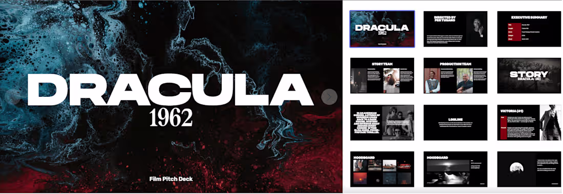 Cover image for Film Pitch Deck