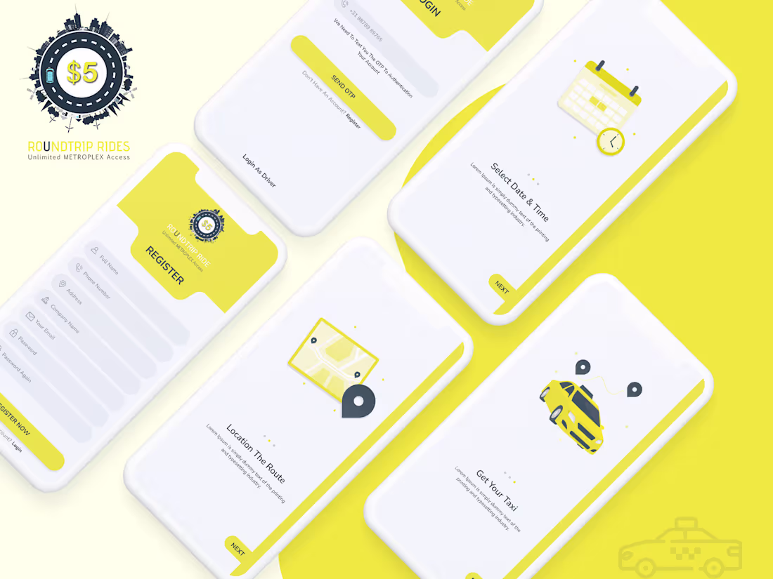 Cover image for Ride Booking App Website and Admin Panel